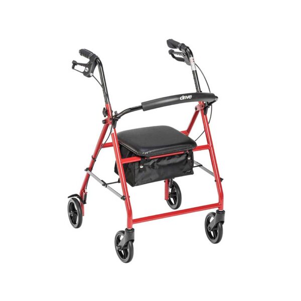 Drive-Steel Rollator with 6 inch Wheels